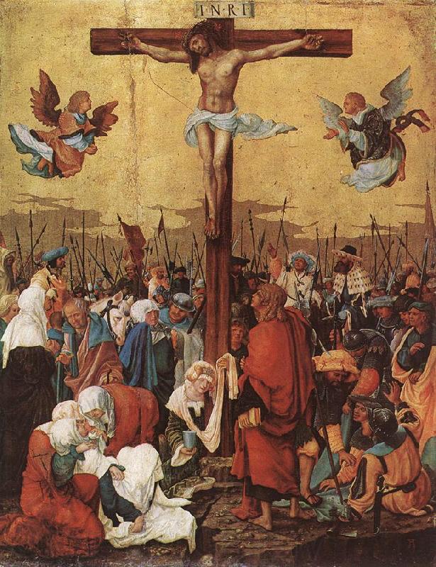 ALTDORFER, Albrecht Christ on the Cross f Norge oil painting art